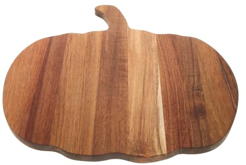 Amosfun Tagliere in legno a forma di zucca di Halloween tagliere gotico con manico in legno tagliere per salumi frutta formaggio tagliere cibo piatto per cucina domestica