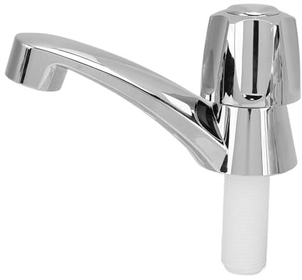 Robinet de Salle de Bains pour Camping-car, chromé, Poignée Unique, Lavabo D'eau Froide, Robinet de Yacht, Bateau, Camping-car