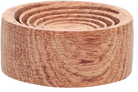 Aromatherapie Diffusor Holz Für Ätherische Öle, Auto-Duft Diffusor, Elegante Dekoration Für Auto, Büro, Meditationsraum, Yogaraum, Hotel, 5.5X5.5X2Cm