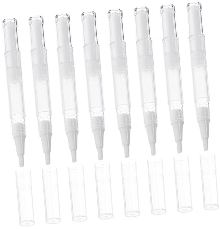 Gatuida 21pcs Nail Polish Nail Cuticle Oil Pen Clear Applicator Pen Empty Liquid Tube Manicure Accessories