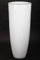 point home Blumentopf, Pflanzkübel aus Fiberglas, weiß, 91cm - für Innen