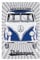 BRISA VW Collection - Volkswagen Retro-Blech-Schild-Vintage-Dekoration Geschenk-Idee aus Metall im T1 Bus Design (Front/Blau)
