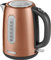 SENCOR SWK 1776GD Wasserkocher aus Edelstahl mit abnembarem Filter (2150 Watt, Volumen 1,7 L) metallic braun