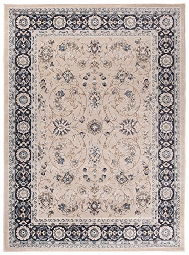 Carpeto Orientteppich Teppich Beige 200 x 300 cm Ornamente Klassisch Muster - Wohnzimmer Schlafzimmer Esszimmer