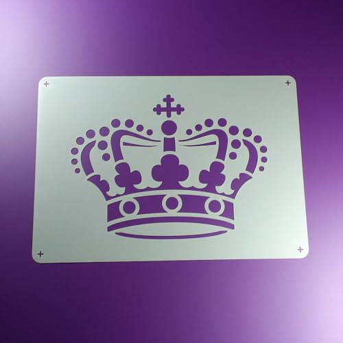 Schablone Krone Crown Krönchen Königskrone - BE04