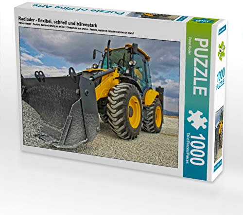 CALVENDO Puzzle Radlader - flexibel, schnell und bärenstark 1000 Teile Lege-Größe 64 x 48 cm Foto-Puzzle Bild von Roder Peter