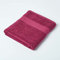 HOMESCAPES Burgundy Turkish Cotton Bath Sheet Towel Super Soft Thick & Absorbent 500 GSM Towel Heavy Weight for everyday Luxury