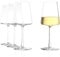 Stölzle Lausitz White Wine Glass Set of 4. Dishwasher Safe Crystal Luxury Glasses (13.5 Floz). Durable Set