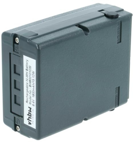 vhbw Akku kompatibel mit Icom IC-M12 | IC-M11, IC-H6, IC-H2, IC-H16, IC-H12, IC-A21, IC-M5, IC-M2 Funkgerät, Walkie Talkie (1800 mAh, 8,4 V, NiMH)