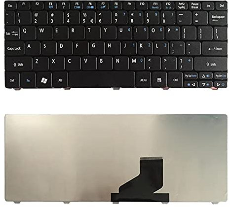 MENGHONGLLI Tastiera di Ricambio per Laptop Versione US Versione per Acer Aspire One D255 D256 D257 D260 D270 ZE6 532 532H 521 522 EM350 N55C ZH9 E100 AOE100 P0VE6 ZE7