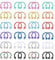 YADOCA 48Pcs 16G Chirurgenstahl Hufeisen Nase Septum Ringe Piercing Schmuck Knorpel Helix Tragus Ohrring Hoop Augenbraue Lip Piercing Ring für Frauen Männer 6mm 8mm 10mm 12mm
