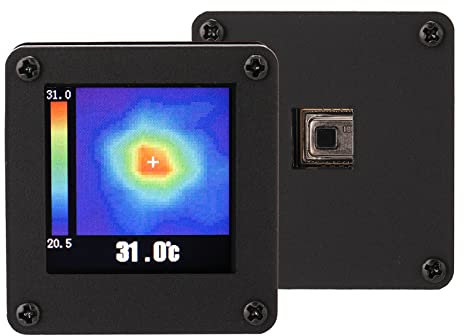 Hancaner Infrarot-Wärmebild-Temperatursensor AMG8833 IR 8 * 8 Infrarot-Wärmebild-Array-Temperatursensor 7M Weiteste Erfassungsentfernung mit Gehäuse