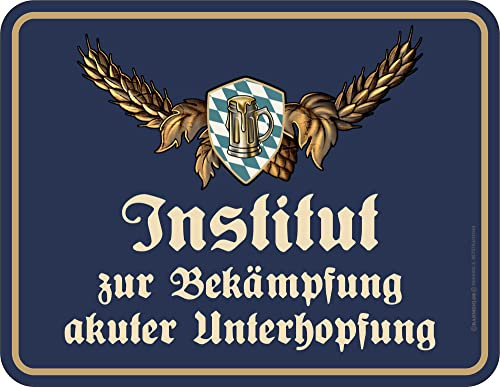 Bier - Fun-Schilder - Unterhopfung