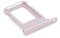 SIM-Kartenhalter passend für Apple iPhone 13 Pink Halter Tray Schlitten mit mungoo Displayputztuch
