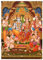 Sri Ram Darbar Poster Vishnu Poster Home Office Temple 12,7 x 17,8 cm