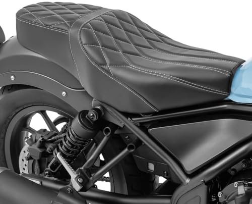 Doppel Sitzbank/Sitz kompatibel mit Honda Rebel 500 17-25 Craftride DS4