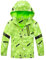Manteau mi Saison Garçon Imperméable Veste avec Capuche Coupe Vent Softshell Blouson Camouflage 135-150 cm