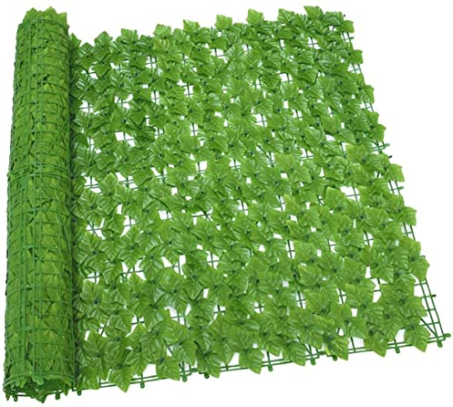 Künstliche Efeu Hecke Sichtschutz Für Erde Wand Bildschirm Garten Hof Outdoor Hochzeit Dekoration Sichtschutzzaun HXJDP220826(Color:,Size:100x500cm)