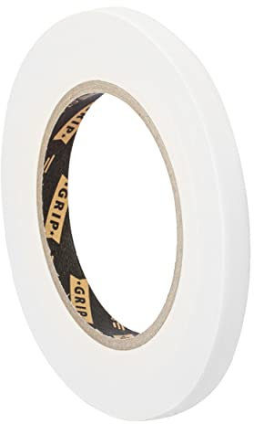 GRIP Eventbasics GT PRO Spike Tape Ruban adhésif en tissu Blanc 10 mm x 25 m Pour marquage et bricolage