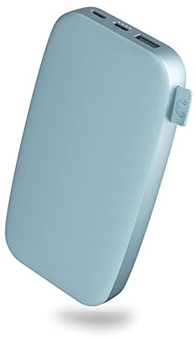 Fresh 'n Rebel Powerbank 18000mAh - USB-C in & Out - Schnelles Aufladen (Fast Charge 20W) - 6 Sicherheitsmerkmale - Tragbarer externer Akku für iPhone und Android (Dusky Blue)