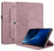 Succtopy Funda para Samsung Galaxy Tab A6 2016 10.1 Pulgadas SM-T580/SM-T585 Rotación de 360 Grados Carcasa con Función de Soporte PU Protectora Tableta Cover Galaxy Tab A6 10.1 2016 Oro Rosado