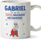 MUGFFINS Tazas Personalizadas para INGENIERO MECÁNICO hombre - En Francés - Tu es Super! - 11 oz / 330 ml - Regalo Personalizable original y divertido