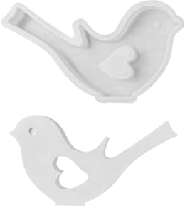 Silikonform Ostern Vogel, Silikonformen Gießformen Ostern Vogel Kerzenformen zum Gießen Vogel Gießformen Silikon Gießform Vogel Gips Zum Gießen Giessformen Silikon Gießform Ostern für Osterdeko