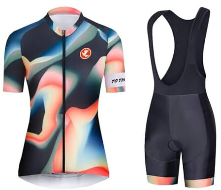 UGLY FROG -Sommer-Fahrradanzug, kurzärmelig, mit 20D-Gel-gepolsterter Reithose, atmungsaktiv, schnell trocknend, Outdoor-Sport, Radfahren