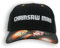 Bioworld Chainsaw Man Embroidered Cap with Digital Print Peak, Black
