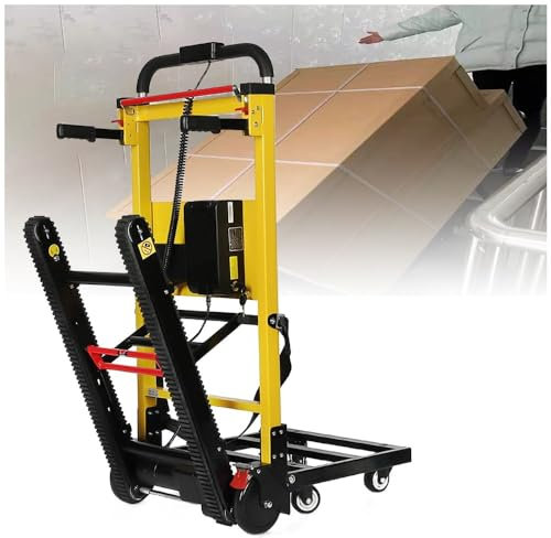 La Máquina Trepadora Eléctrica Con Soporte De Alta Carga Tira De Camiones Para Ahorrar Esfuerzo Al Mover Artefactos, Carros Móviles, Orugas Plegables Para Subir Escaleras, Subir Carretillas De Mano