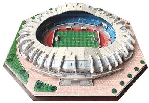 Habarri - ANOETA Puzzle 3D - Komplettset 3D Puzzle Stadion - 3D Fußballstadion für Kinder und Erwachsene - Fußballstadion Modell - Modellbau - 166 Elemente