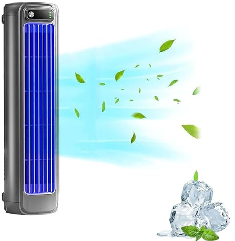 Outfany Cooling Ace,Libiyi Cooling Ace,Relaxix Cooling Ace Klimagerät,Shirem Cooling Ace,Tragbare Klimaanlage Kühlventilator Leise mit 3 Geschwindigkeiten,Luftkühler Klimaanlage für Haus Büro (Blau)