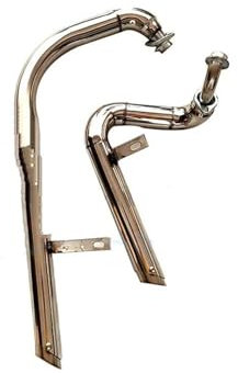 HATSVTGR Motorrad Auspuff Endschalldämpfer Für Y&amaha Für Virago 125/250 XV125 XV 125 XV250 XV 250 Motorrad Auspuffrohr Mit Schalldämpfer Abnehmbarer Schalldämpfer