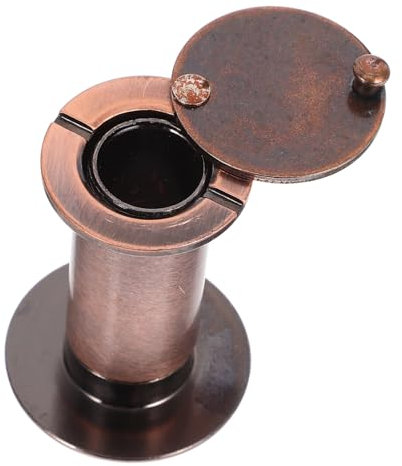 FOYTOKI 200degree Wide Angle Door Peephole Viewer Privacy Cover for Home Hotel and Apartment Doors Viewing Angle Easy Installation Diameter