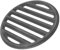 Toddmomy Iron Fire Grate Stainless Steel High Heat Charcoal Fire Grate for Outdoor Grill Accessories（16cm