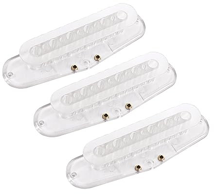 3Stücke Transparent Humbucker Pickup Spule für Gitarre Zubehör Hochwertige und Langlebige Tonabnehmer Bobbins Installieren Bedienen für Gitarre