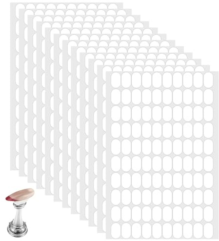 LXUEJIE 1200 linguette adesive per unghie bifacciali, trasparenti | No Trace Poster Adesivi per Festival Decorazione Sticky Dot