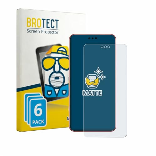 BROTECT Entspiegelungs-Schutzfolie für Huawei Mate 60 RS Ultimate (6 Stück) Matte Displayschutz-Folie, Anti-Reflex, Anti-Fingerprint