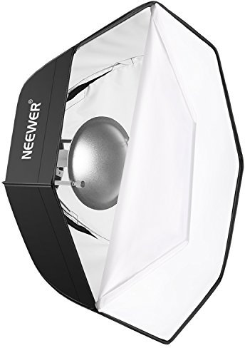 Neewer 60 Zentimeter Softbox Octagonal und Beauty Dish Fotostudio, Kombination mit Bowens Speedring für Bowens, perfekt für Porträt, Produktfotografie und Videoaufnahmen