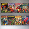 Vintage retro sci fi novels artwork set of 8 science fiction flexible fridge magnets No.2