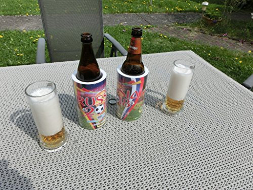 Belykühlt Flaschenkühler Bierkühler immer kühle Getränke WM 2018 Russland Russia Fußball cool (hält auch warm)