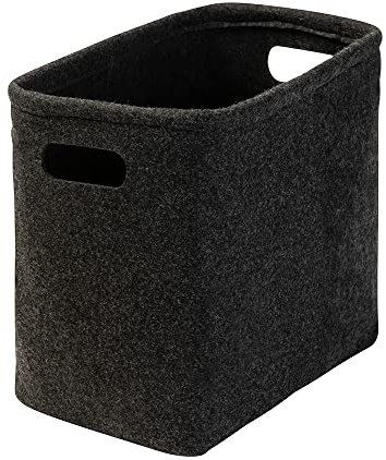 luxdag Regalkorb aus Filz (Farbe & Größe wählbar) - Toilettenpapieraufbewahrung faltbar - Aufbewahrungskorb für Toilettenpapier, Windeln, Handtücher, Zeitungen