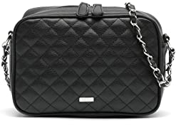 MISAKO Cacao bolso bandolera acolchado Mujer - Cacao Negro 16 X 22 X 6 cm