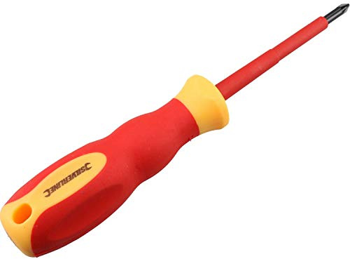 PZ1 x 80mm VDE Insulated Soft Grip Electrical Electricians Screwdriver Pozi