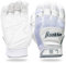 Franklin Sports MLB Shok-Sorb X Schlaghandschuhe für Erwachsene, Größe M, 1 Paar, Weiß/Chrom