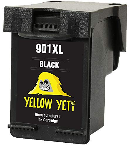 YELLOW YETI Ersatz für HP 901XL 901 XL Druckerpatrone Schwarz kompatibel für HP OfficeJet 4500 G510a G510g G510n J4500 J4524 J4535 J4540 J4550 J4580 J4585 J4600 J4624 J4640 J4660 J4680 J4680c