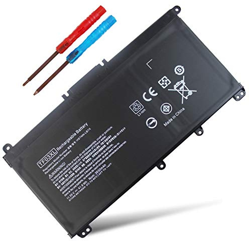 TF03XL Battery Compatible with HP Pavilion 15-CC 15-CD 15-CC023CL CC050WM CC563ST 17-AR050WM 15-CK 15-CK0XX 17-AR 17-AR050WM 17-AR007CA 14-BF 14-BF040WM 14-BK000 920046-121 421 541 855 HSTNN-IB7Y LB7J