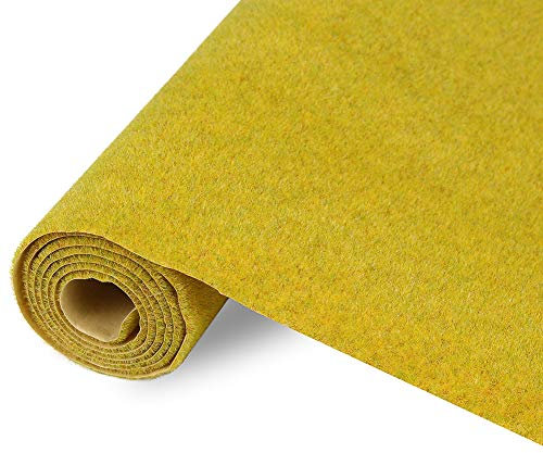 Evemodel CP134 Artificial Model Grass Mat Trains Grass Green 40 x 100cm or 15.7x 39for Decoration Kids Craft Scenery Model DIY