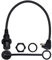 Duttek USB C Panel Mount Cable, UP & Down Angled USB C Male to Female Mount Extension Dash Flush Cable for Car, Boat, Motorcycle, Truck Dashboard 30cm/12 Inch