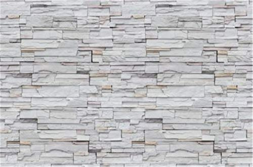 Papier peint gris effet brique de pierre - Papier de contact imperméable